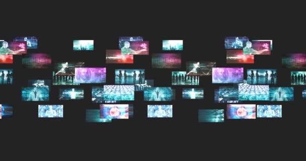 Marketing Optimization for Digital Business Concept Art — Stock Video
