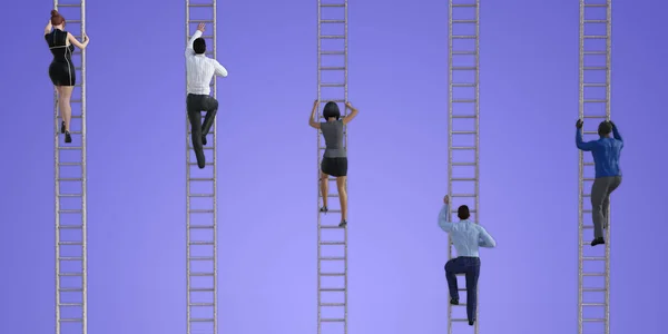 Climb the Corporate Ladder — Stock Photo, Image