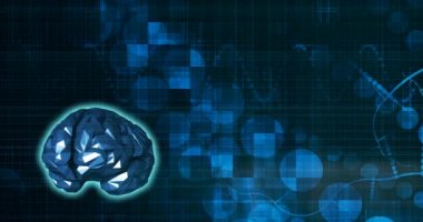 İnsan beyni teknoloji döngü bir tıp biliminin kavram olarak