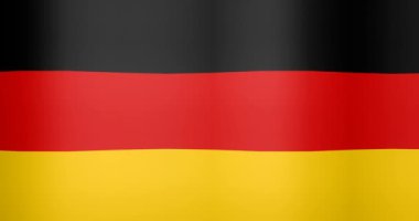 Almanya Looping Arka Plan Dalgalı Bayrağı