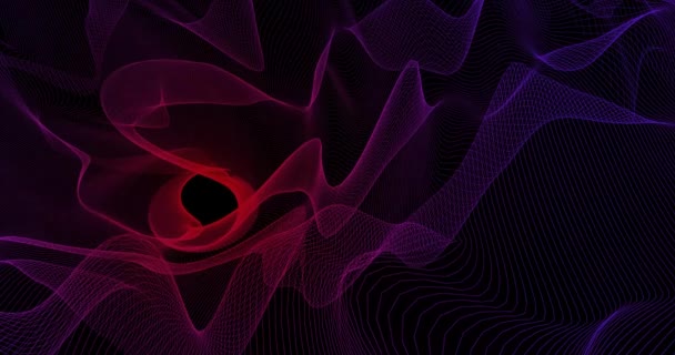 Futuristic Science Fiction Abstract Background Concept Art — Stock Video