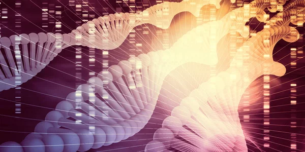 DNA medicinsk vetenskap — Stockfoto