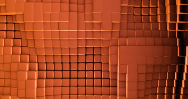 Abstrakta kub bakgrund slingor — Stockvideo