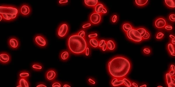 Τα κύτταρα του αίματος κυκλοφορία — Φωτογραφία Αρχείου