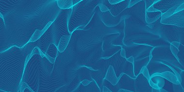 Soyut dijital manzara