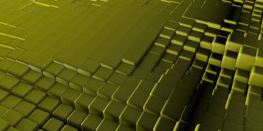 İzometrik küp yapısı arka plan