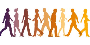 yürüyüş iş adamları