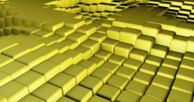 3D küpleri sorunsuz döngü soyut arka plan