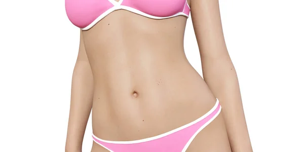 Bikini Model Body — Stock Photo, Image