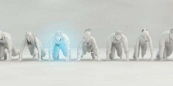 Businessman Job Hunting