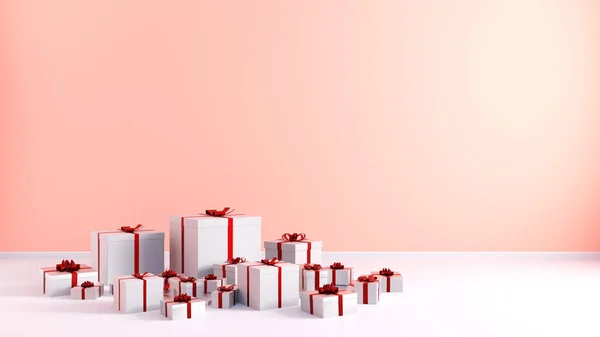 Hintergrund der Geschenke — Stockfoto