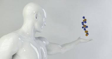 Bilim arka plan araştırma ve geliştirme için molekülleri ile