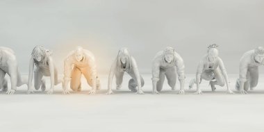 Güçlendirilmiş İş Bireysel Kişilik Başarılı ve Kutlama