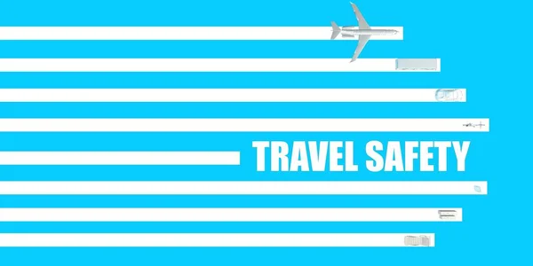 Travel Safety Information Update Traveler Concept — Stock Photo, Image