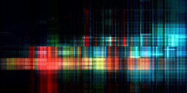 Büyük Veri Analizi Soyut Arkaplan Teknolojisi Konsepti