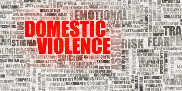 Domestic Violence Social Societal Problem Concept Background — Stock Photo, Image