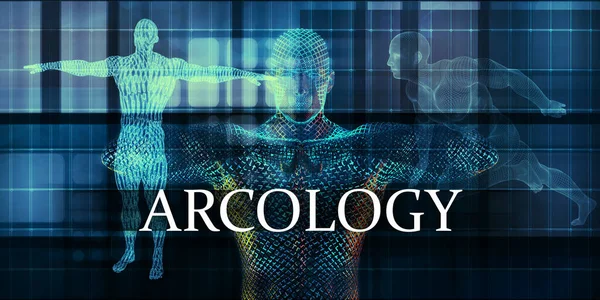 Arcologie Geneeskunde Onderzoek Als Medisch Concept — Stockfoto