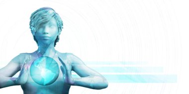 Siyah İş Kadını Sunumu Soyut Arkaplan Kopyalama Arkaplanı