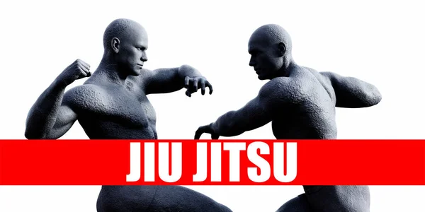 Jiu Jitsu Класу Бойових Боїв Спорту Фону — стокове фото