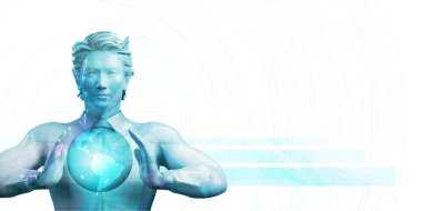 Çinli İş Adamı Sunumu Soyut Arkaplan Kopyalama Arkaplanı