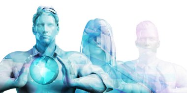 Şirket Ekibi Çeşitli Grup Kopyalama Arkaplanı