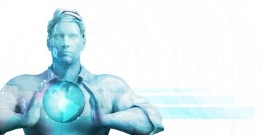 İş Adamı Sunumu Soyut Arkaplan Kopyalama Arkaplanı