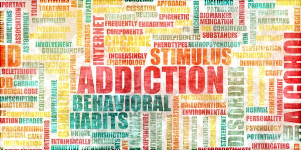 Addiction Its Many Forms Gaming Alcohol Abuse — Stock Photo, Image