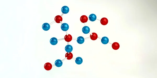 Struktura Molekularna Jako Tło Prezentacji — Zdjęcie stockowe