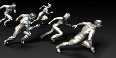 İş Adamları Başarı İçin Kurumsal Yarışta Yarışıyor