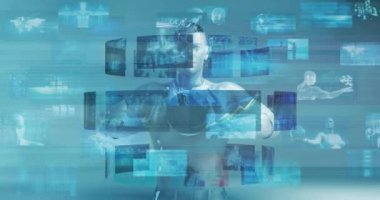 Fütürist İnternet Bilgisayar Teknolojisi İş Sanatı