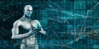 Makine Öğrenme Yapay Zeka Soyut Konsepti