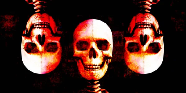 Koncepcja Horroru Tle Budżetu Plakat Halloween — Zdjęcie stockowe