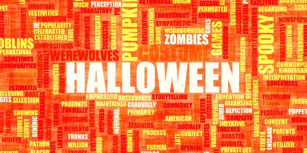 Halloween Background Marketing Advertisement Invitation Art — Stock Photo, Image