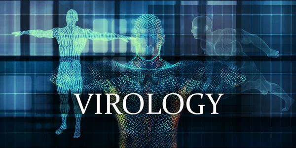 Virológiai Medicine Study Mint Orvosi Koncepció — Stock Fotó