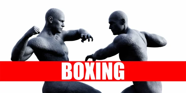 Combate Clase Boxeo Lucha Contra Fondo Deportivo — Foto de Stock