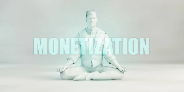 Monetization Keeping Calm Zen State Εύκολες Λύσεις — Φωτογραφία Αρχείου