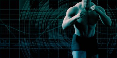 Spor Dijital Teknoloji Endüstrisi İş Konsepti