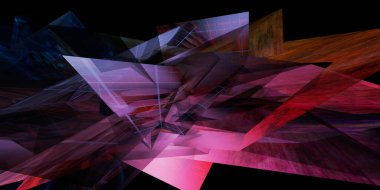 Soyut Gelecek Teknolojisi Konsepti ile Dijital Arkaplan