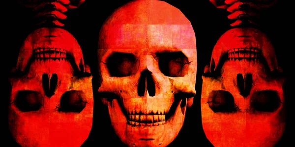 Furcht Einflößende Nacht Horror Film Fest Hintergrund — Stockfoto