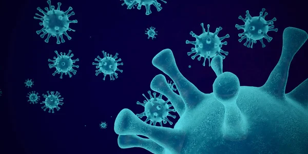 Virale Infectie Medische Ziekte Artistiek Concept — Stockfoto