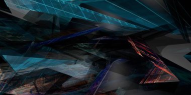 Dijital Teknoloji Arkaplanı Bir Geleceğin Kavramsal Sanatı