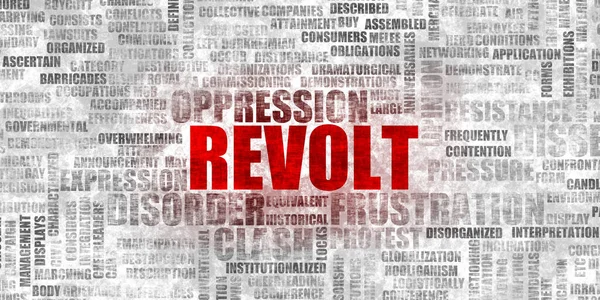 Revolt Concept Abstract Background Banner — Stock Photo, Image