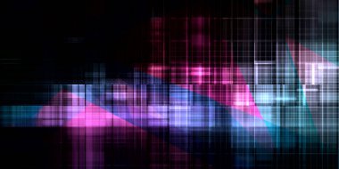 Fütürist Arayüz İş Grafiği ve Grafik Sanatı