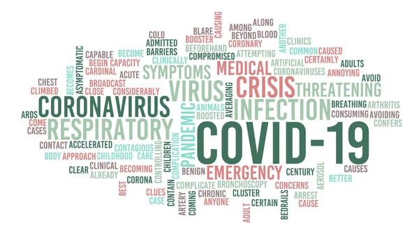 Covid Crisis Management Information Data Background — Stock Photo, Image