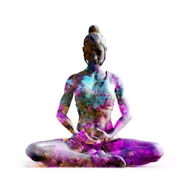 Enerji Aura ile Vücut ve Zihin Meditasyonu Arkaplanı