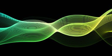 Sonsuz Dalga Hareketi Neon Geleceği Enerjisi Oluşturuyor