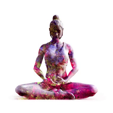 Zen Gevşetici Meditasyon Konsepti için Meditasyon Arkaplanı