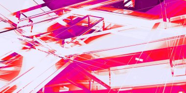 Kırmızı Soyut Dijital Fütürist Teknoloji Arkaplan Duvar Kağıdı Tasarımı