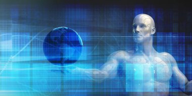 Küresel Yapay Zeka İş Teknolojisi İnovasyon Kavramı