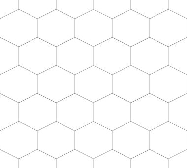 Altıgen seamless modeli.